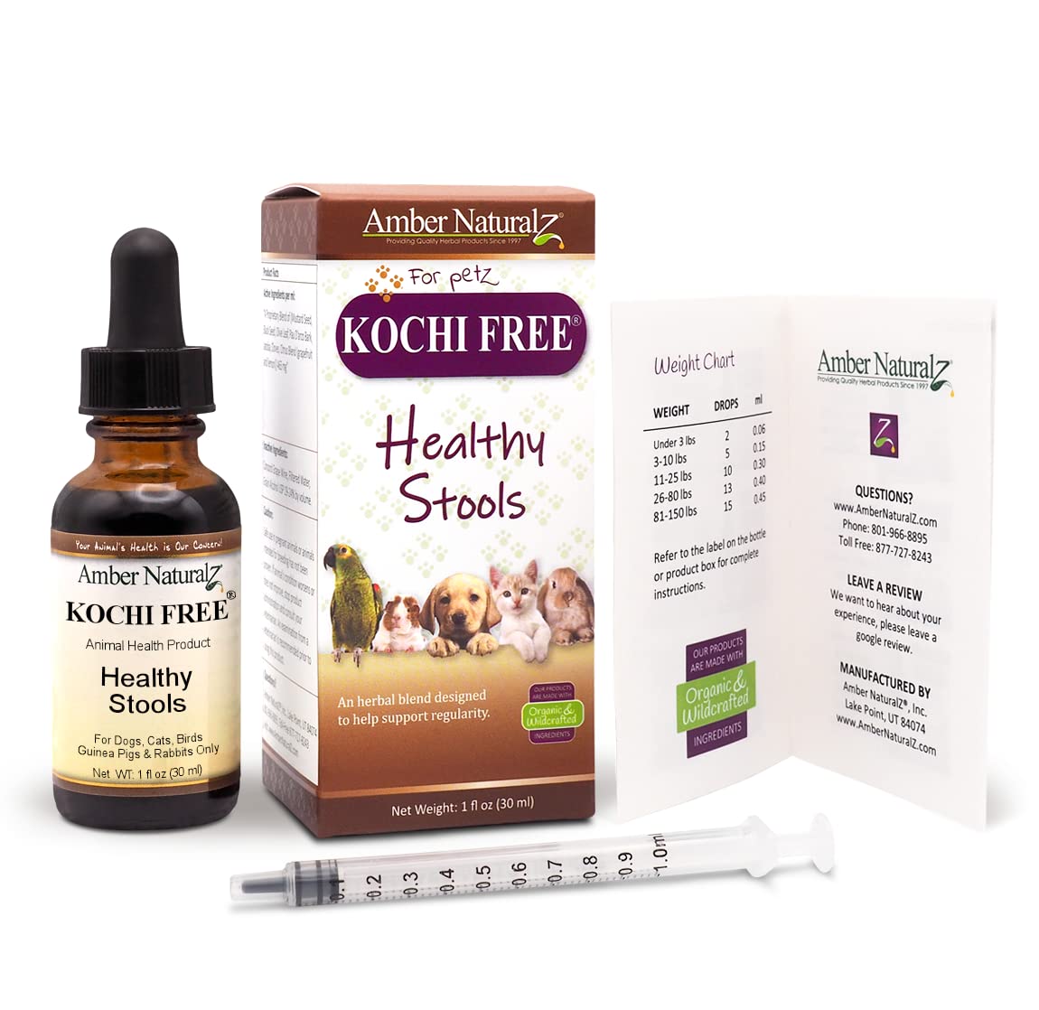 Amber NaturalZ Kochi Free being used with a small pet during daily routine.
