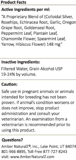 Amber NaturalZ Paxaid easy-to-mix with dog food for convenient use.