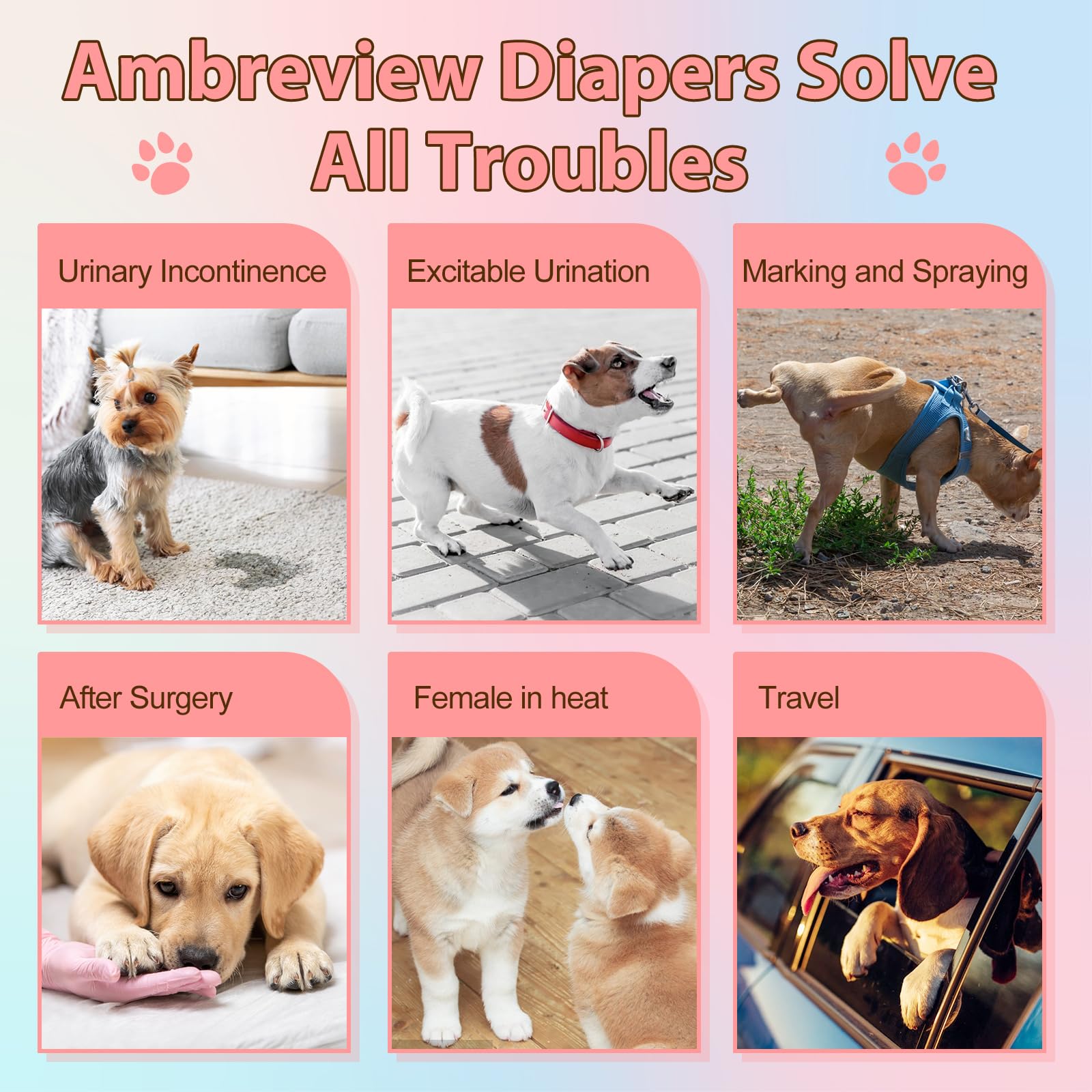Ambreview breathable non-woven material keeps skin comfortable