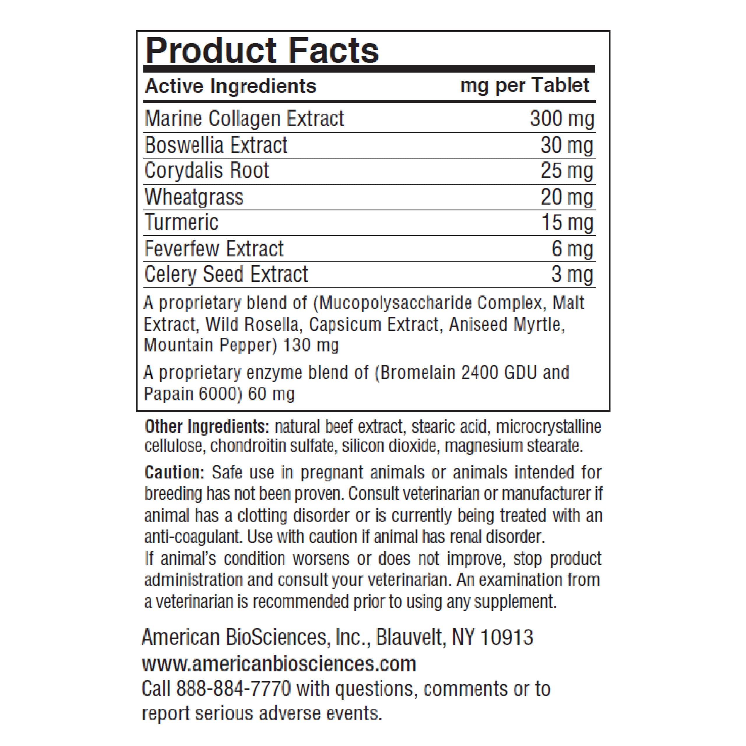 American BioSciences DGP boswellia extract detail emphasizing joint comfort support.