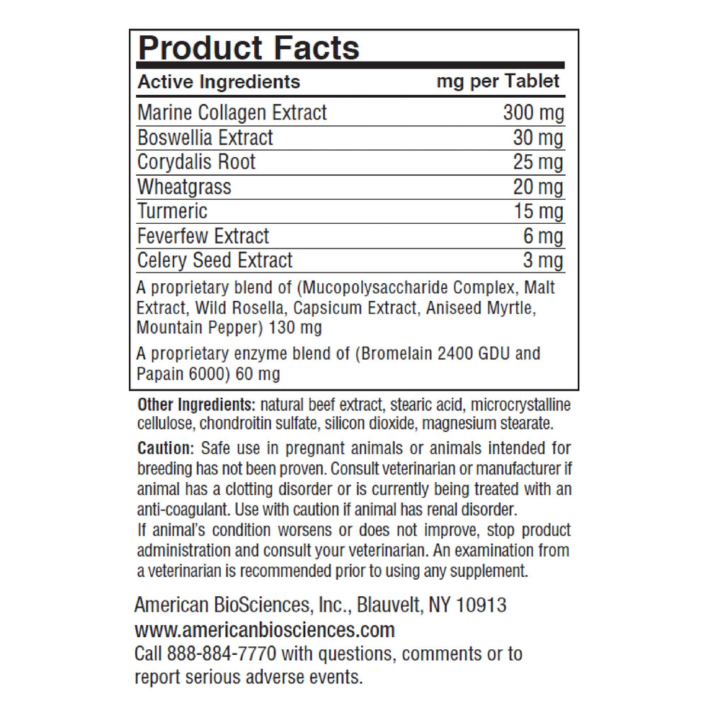 American BioSciences DGP boswellia extract detail emphasizing joint comfort support.