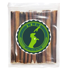 American Dog Treat Company bully sticks 6-inch close-up demonstrating durability