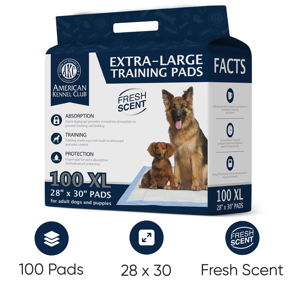 American Kennel Club XXL+ pads 28x44 side view highlights extended surface for multiple pets