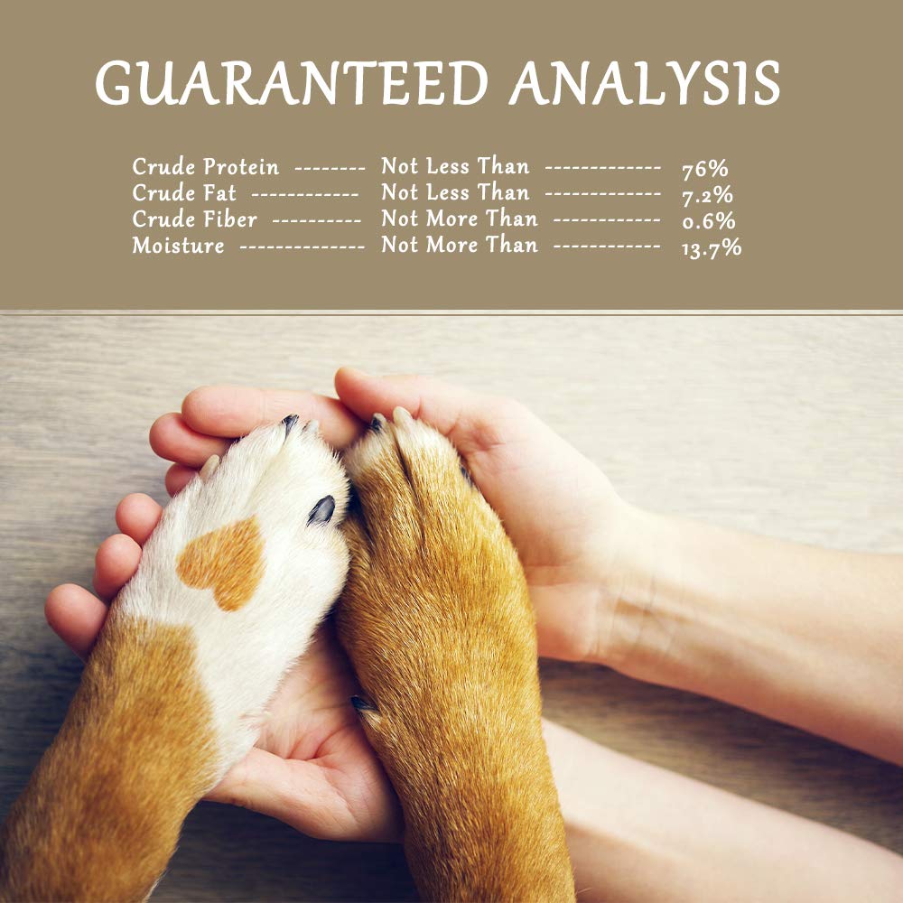 Training reward: dogs respond to American Paws jerky.