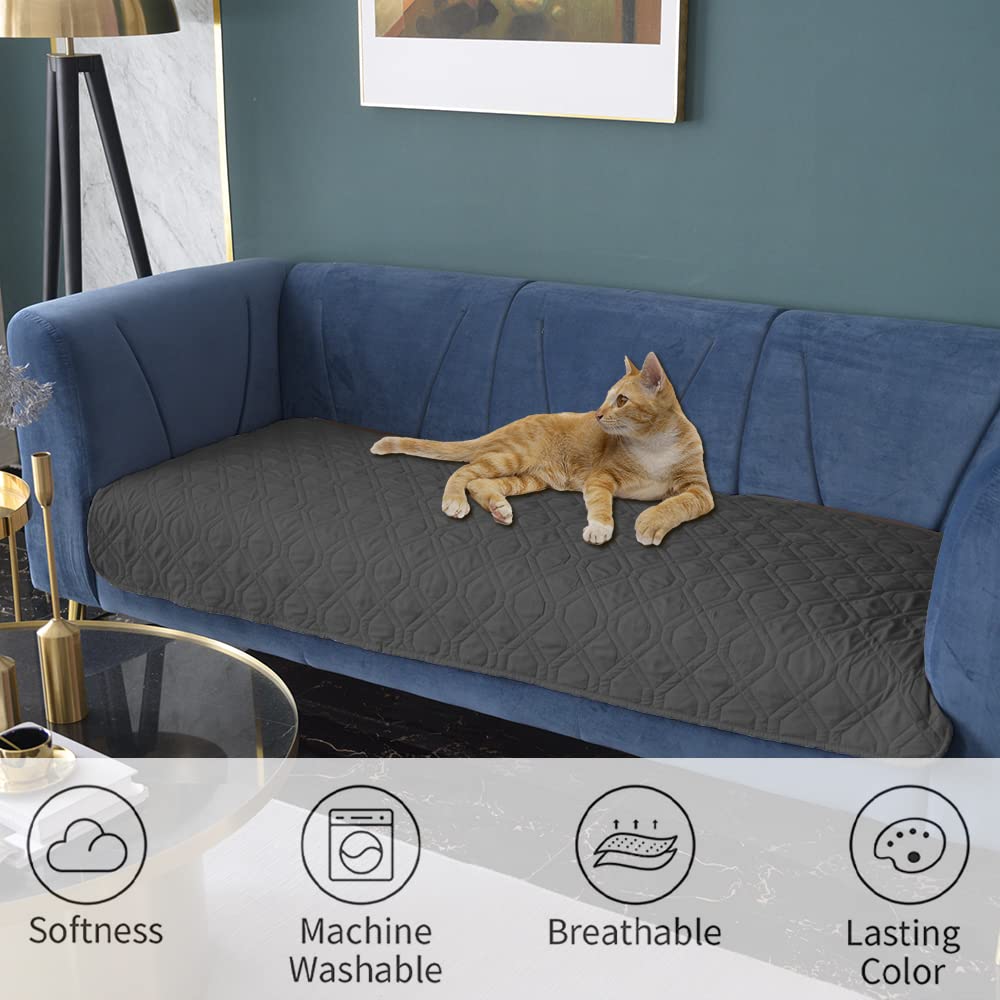 Ameritex anti spill pet blanket for couch guards upholstery during playful moments.