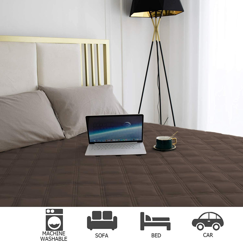 Ameritex dog bed cover features a reversible design for two looks.
