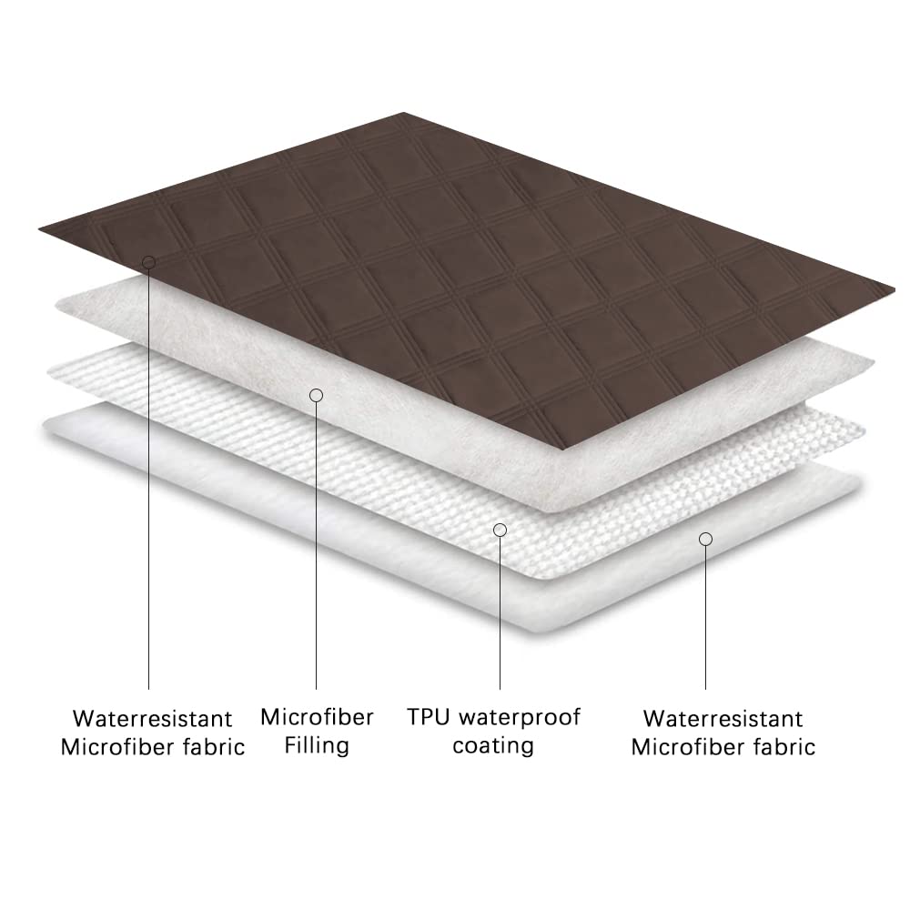 Ameritex machine-washable cover makes cleaning quick and easy.
