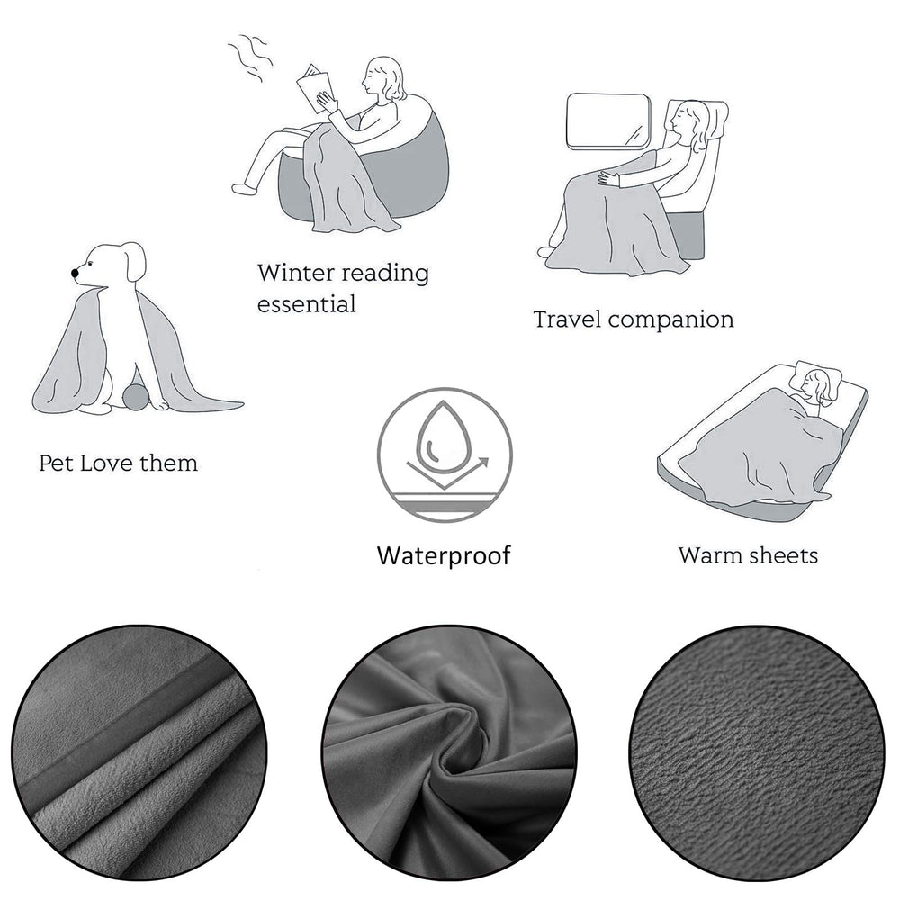Ameritex pet bed blanket fits most furniture at 52x82 inches