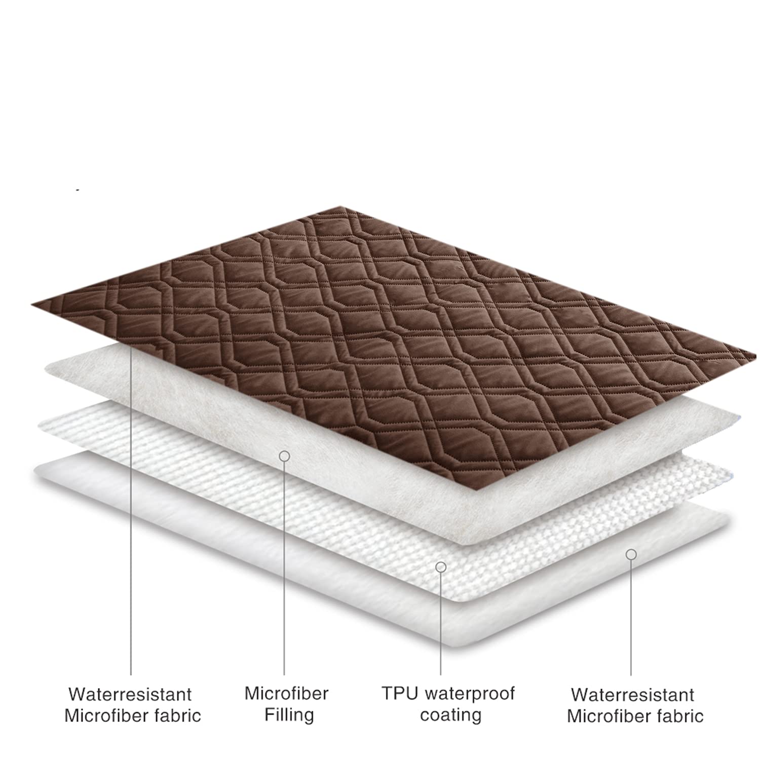 Ameritex pet playing on a sofa with the cover protecting the upholstery