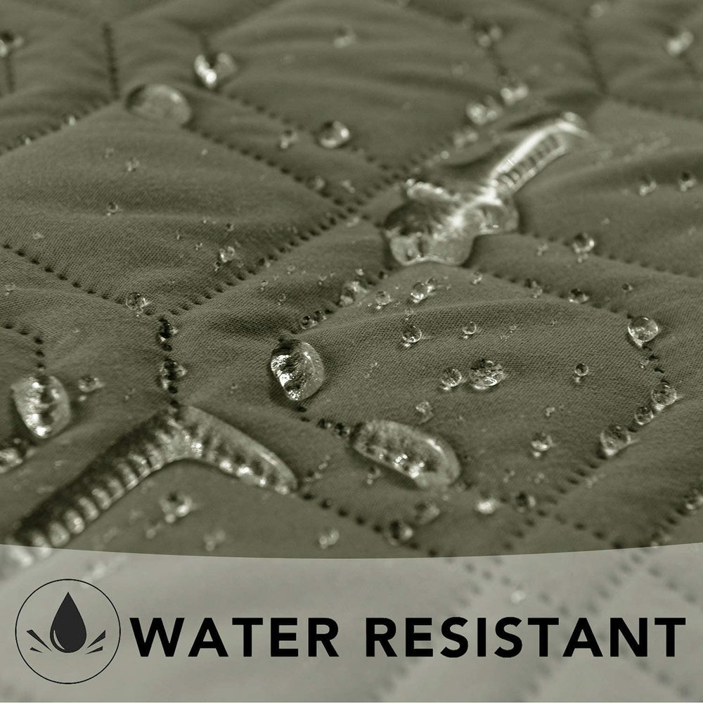 Ameritex reversible two-color design provides two looks to match decor.