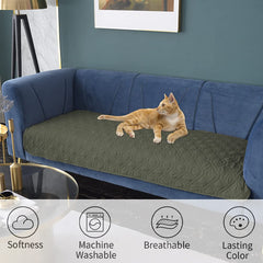 Ameritex soft cozy blanket texture adds comfort for pets and people.