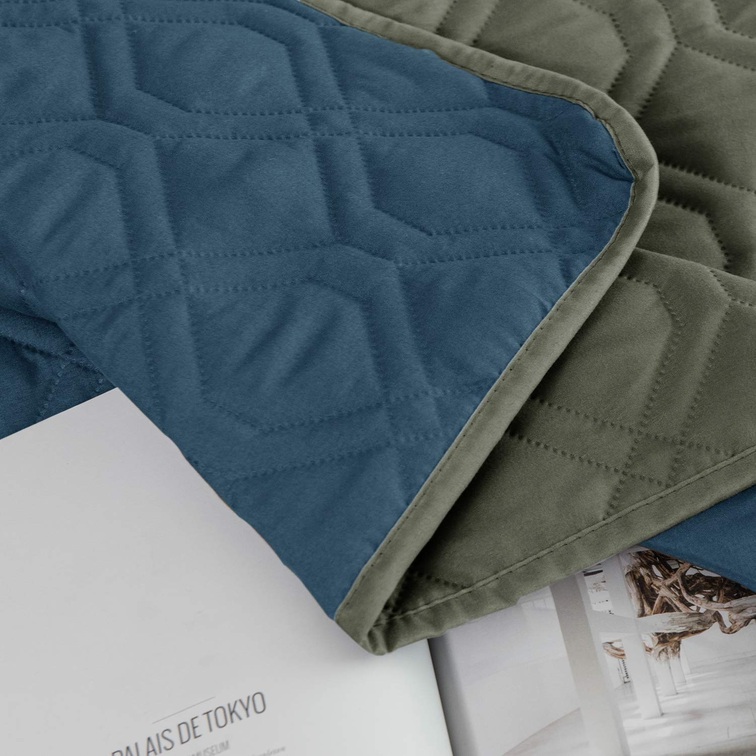 Ameritex soft plush blanket adds cozy comfort for pets.