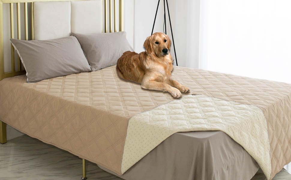 Ameritex easy-clean-dog-bed-cover simplifies cleanup after muddy paws