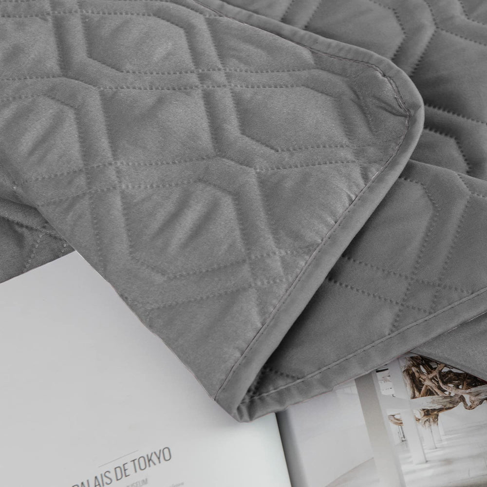 Ameritex waterproof backside fabric shows reliable spill protection.