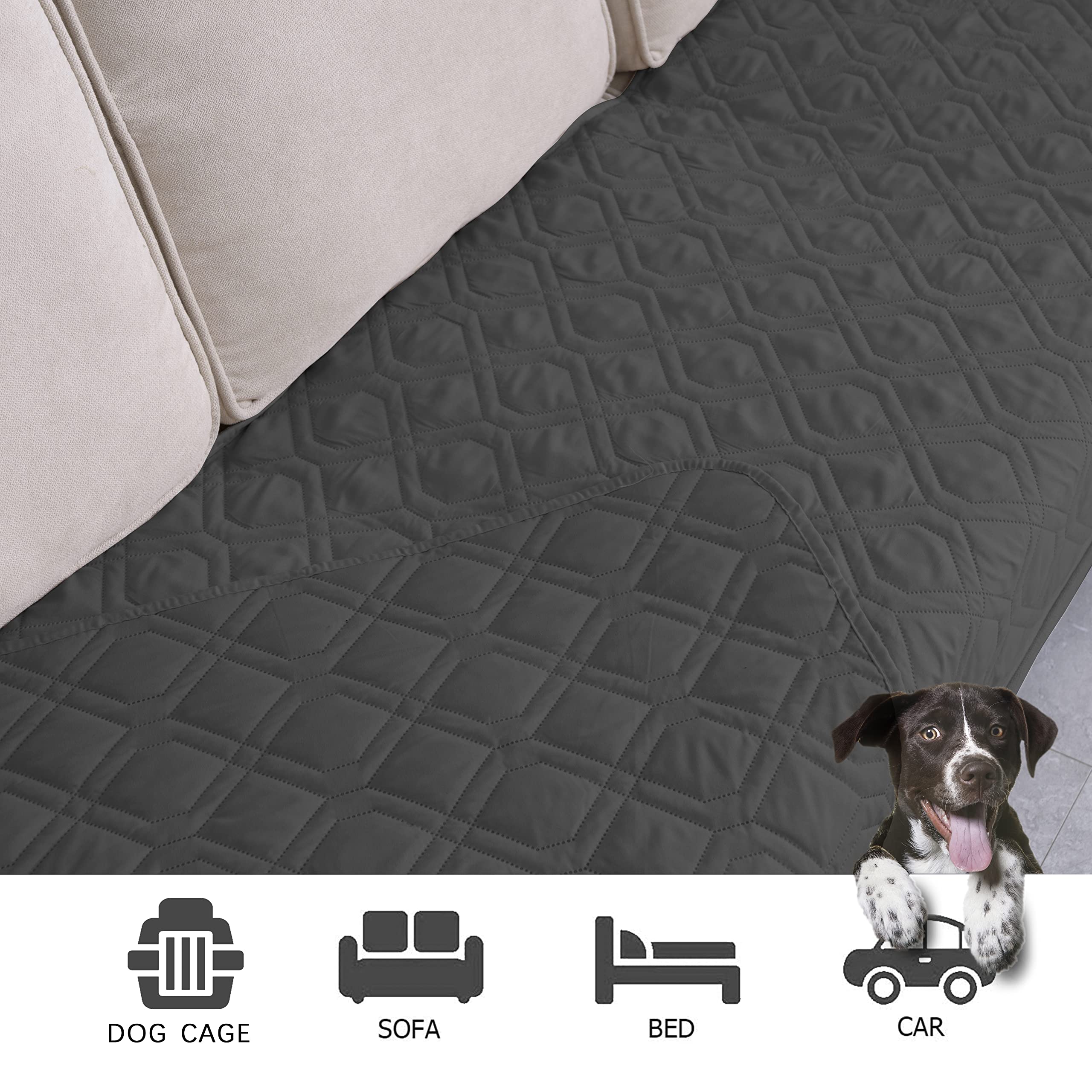 Ameritex waterproof blanket durable TPU coating keeps moisture out on busy living rooms.
