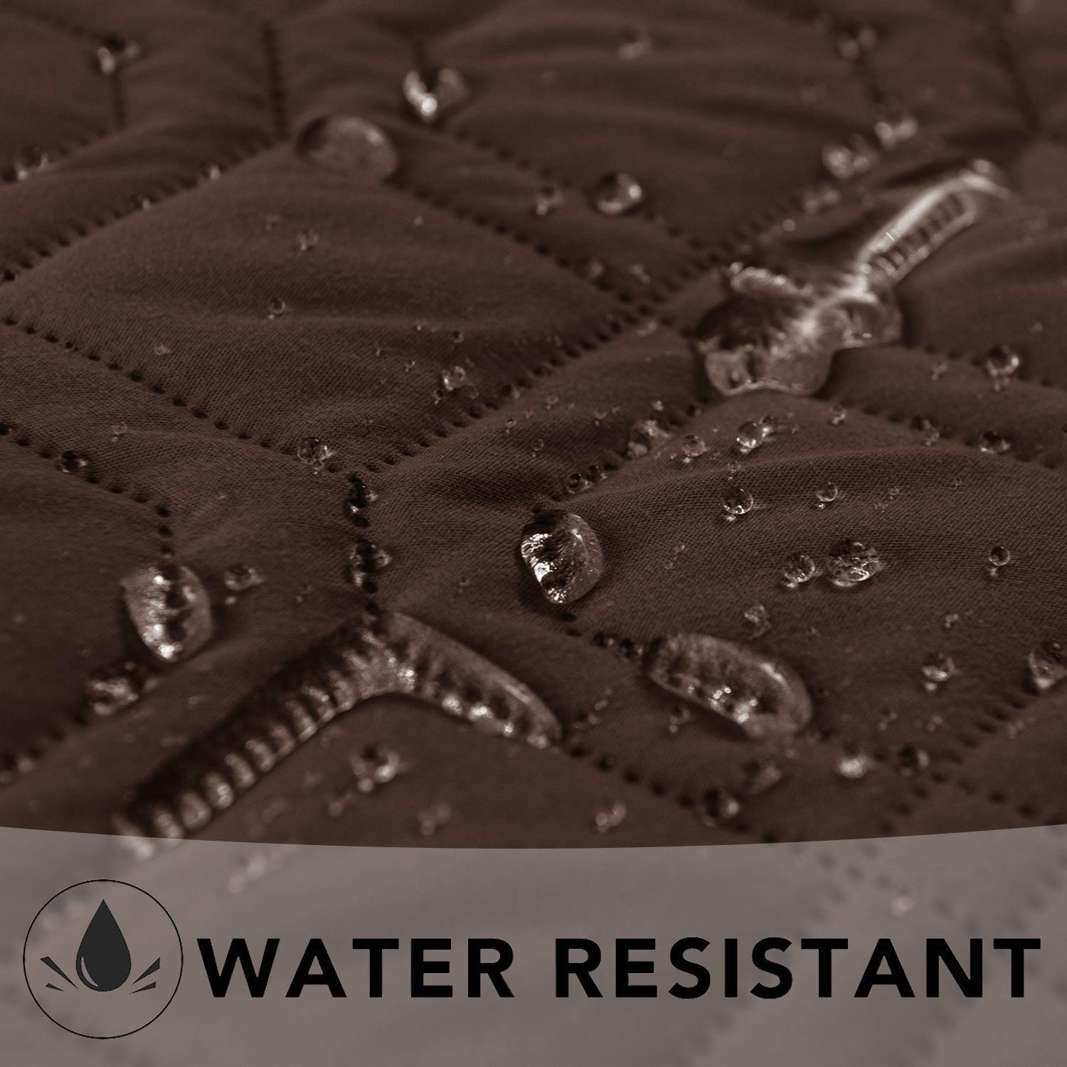 Ameritex waterproof blanket reversible dog bed cover – on sofa demonstrating couch protection.