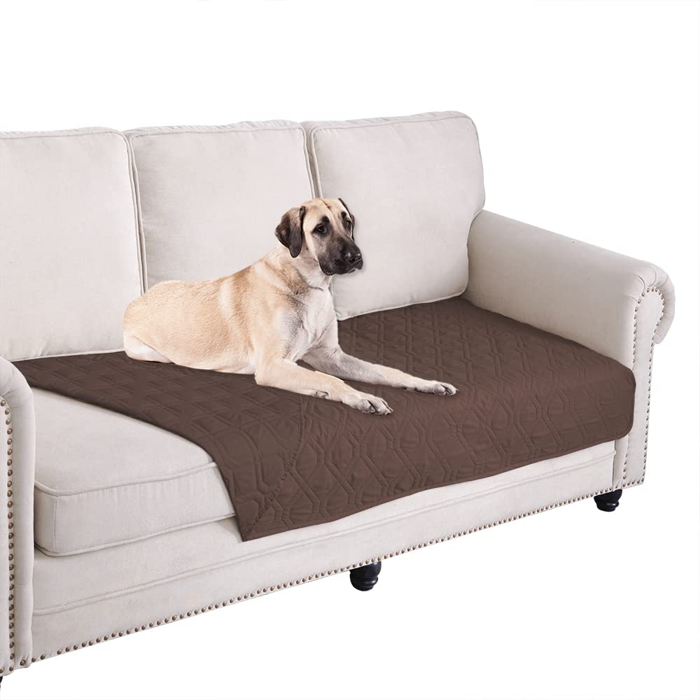 Ameritex waterproof blanket reversible dog bed cover protecting upholstery from spills.
