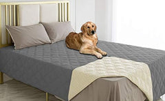 Ameritex waterproof dog bed cover anti-slip back detail helps keep furniture in place.