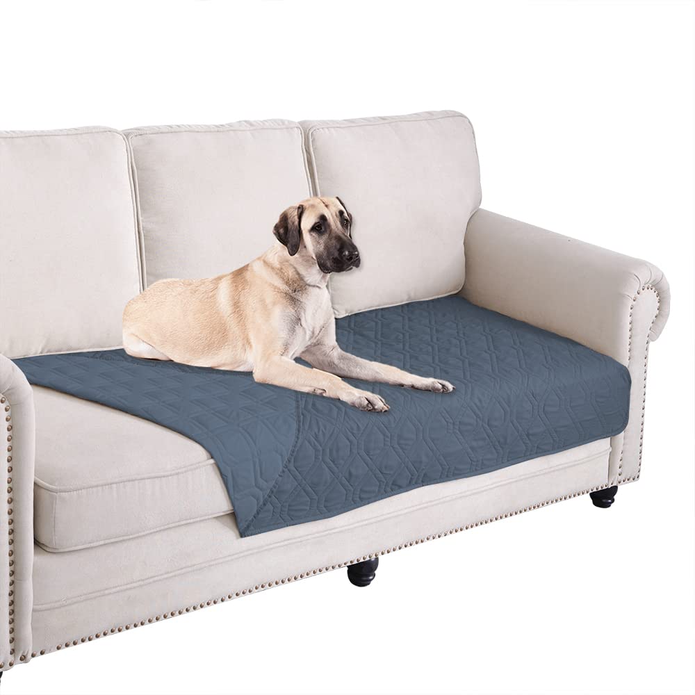 Ameritex waterproof dog bed cover front view protects furniture from spills
