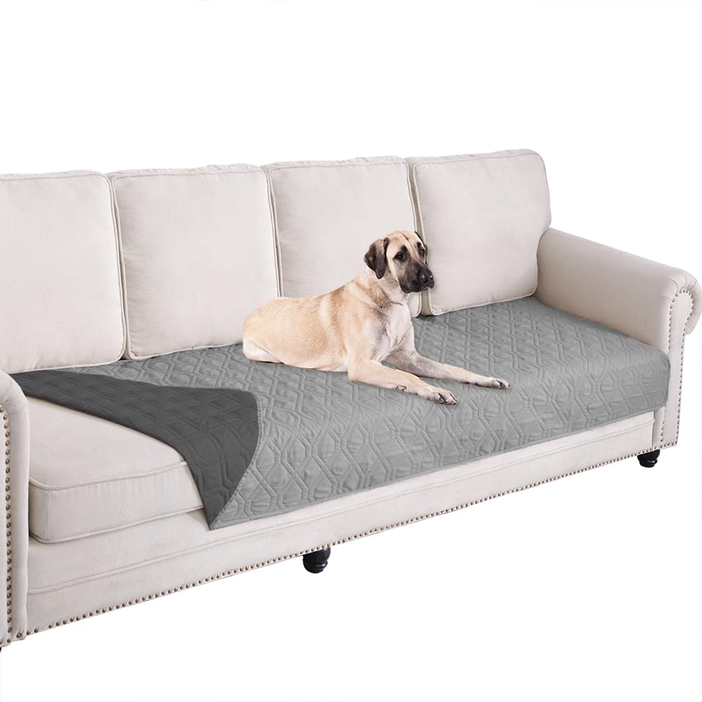 Ameritex waterproof dog bed cover provides a liquid barrier for furniture protection