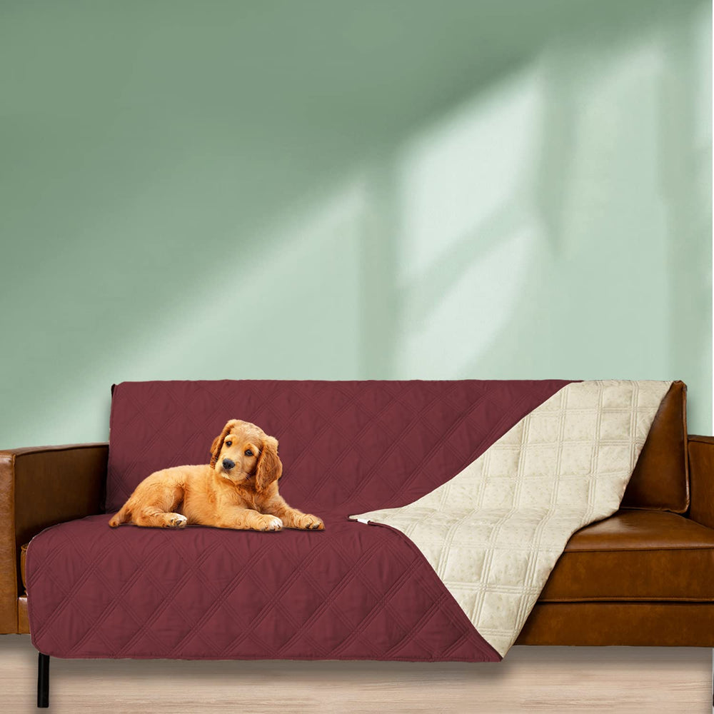 Ameritex waterproof dog bed cover is machine-washable for easy cleaning.