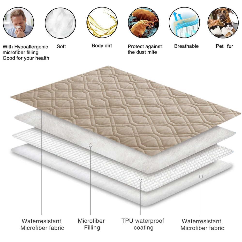 Ameritex dog bed cover on sofa during playtime protects cushions