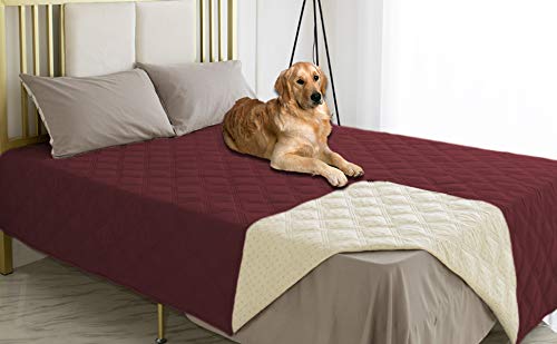 Ameritex waterproof dog bed cover suitable for dogs and cats in any room.