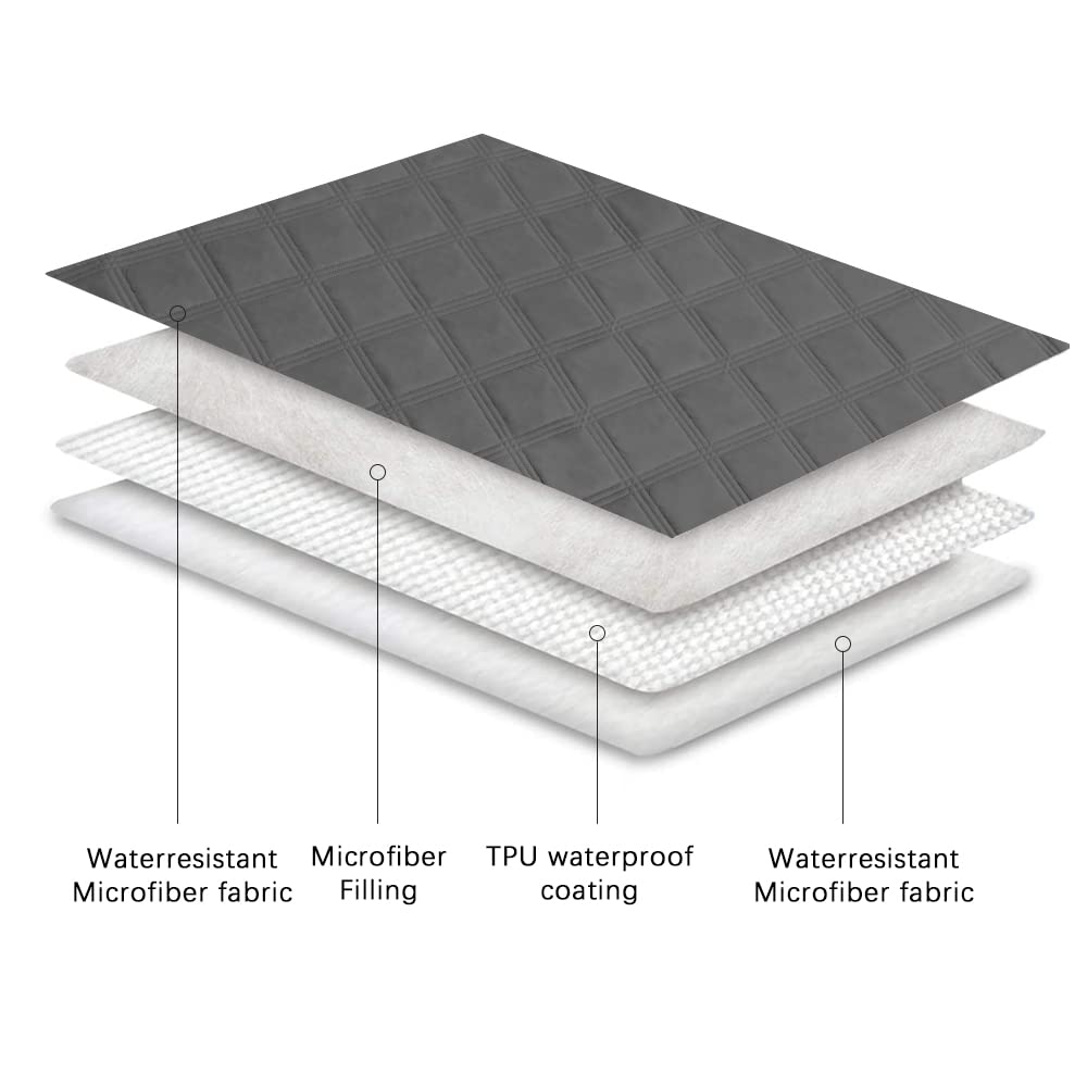 Ameritex bed cover is machine washable for easy maintenance.