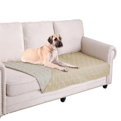 Ameritex waterproof furniture cover for sofa protects against spills.