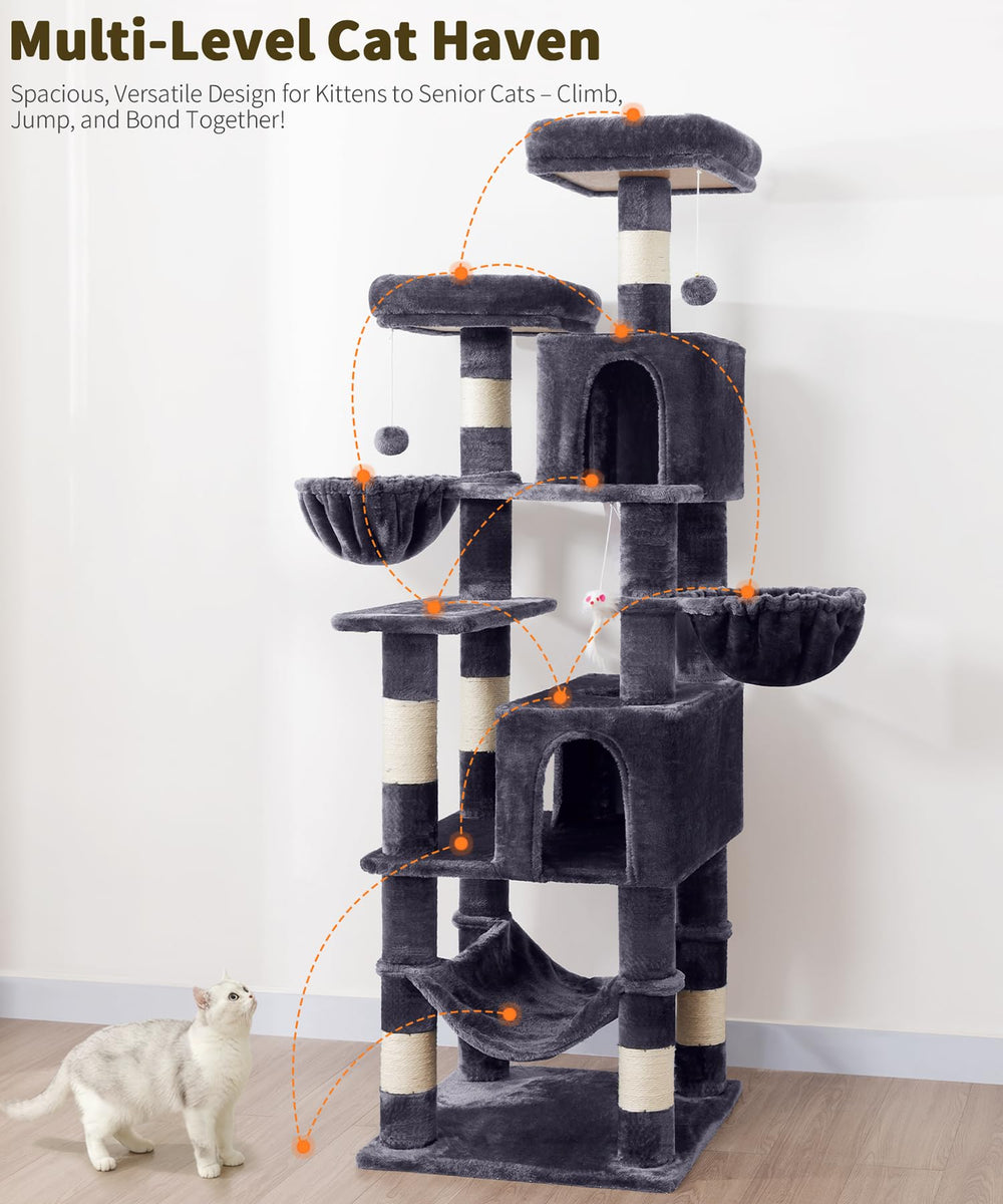 AMHANCIBLE cat tree wall anchors for stable play