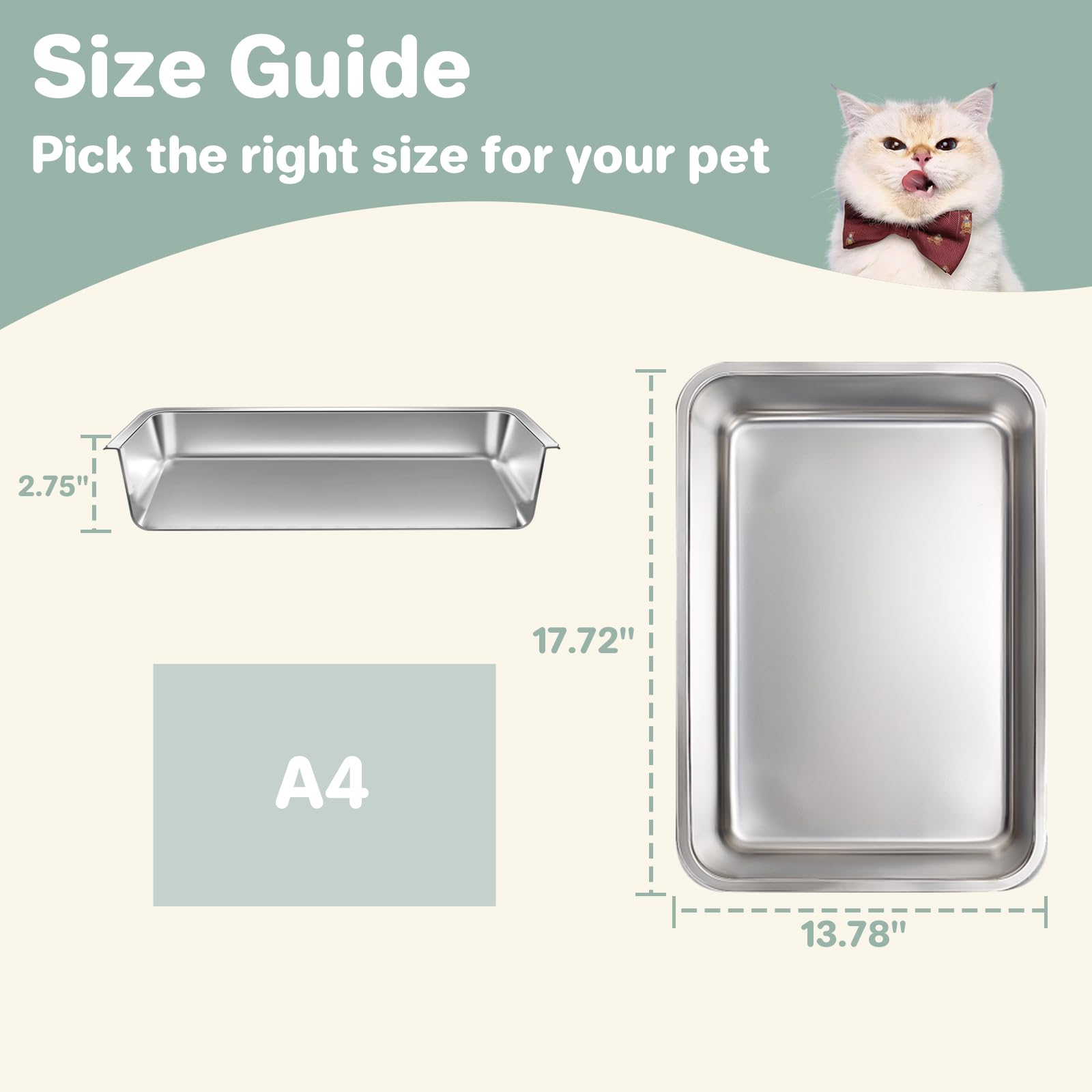 Amibud compact small-pets litter box suitable for rabbits or ferrets.