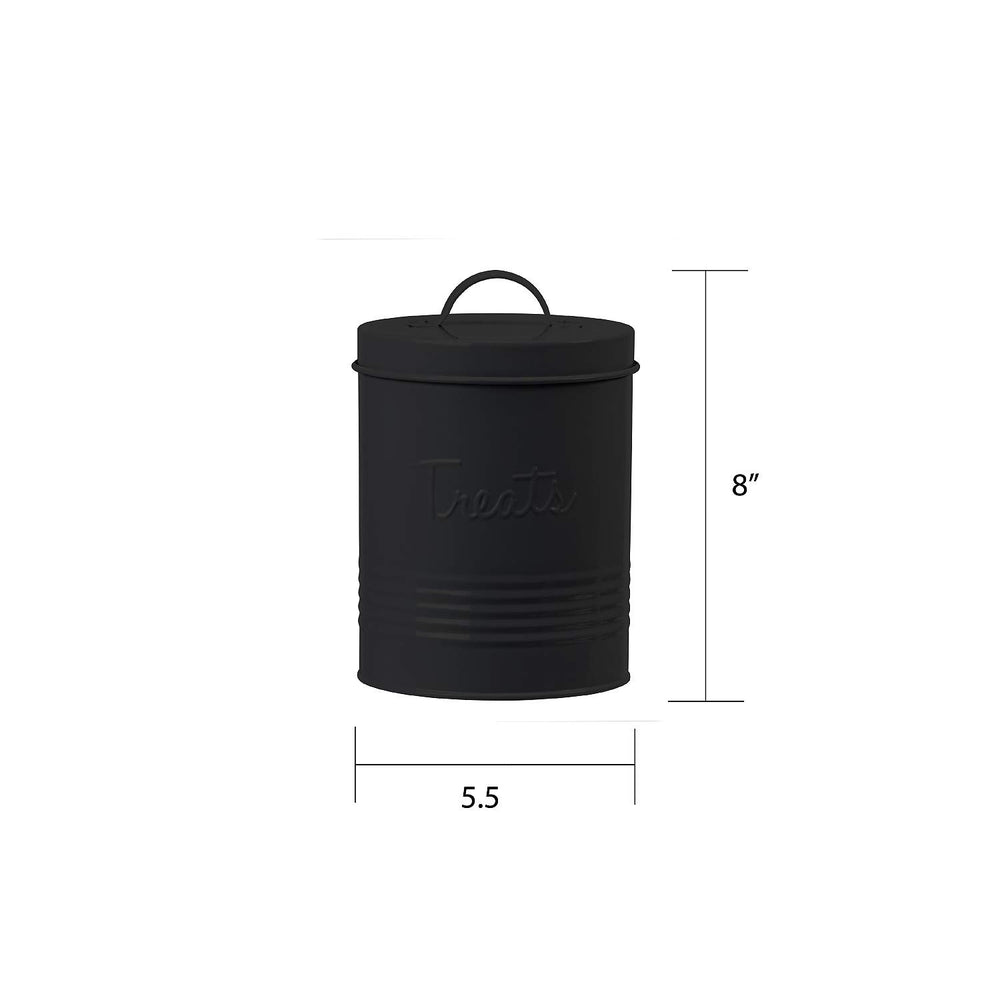 Amici Pet 72-ounce treat canister ideal for bulk storage.