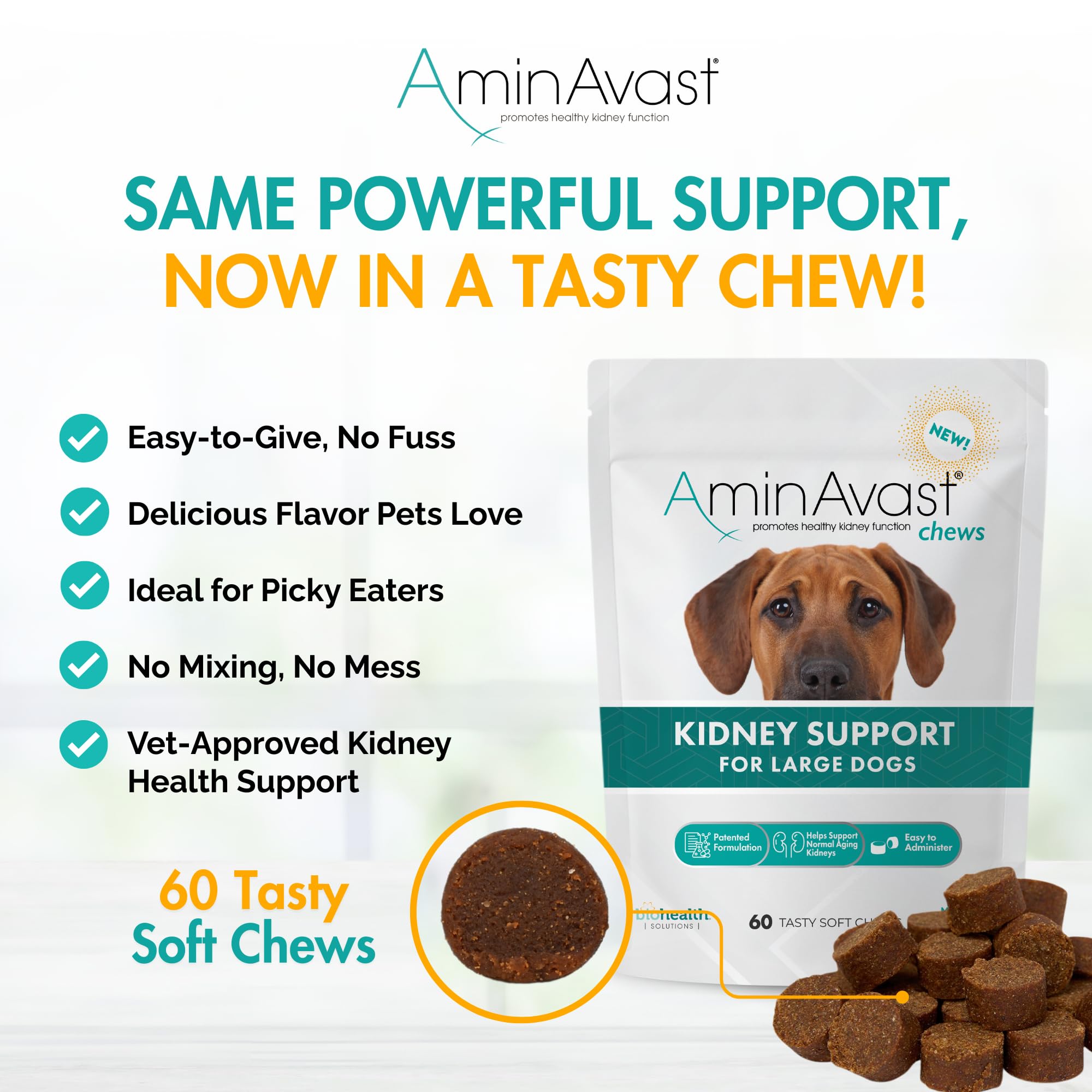 AminAvast bottle and box display convenience and long shelf life