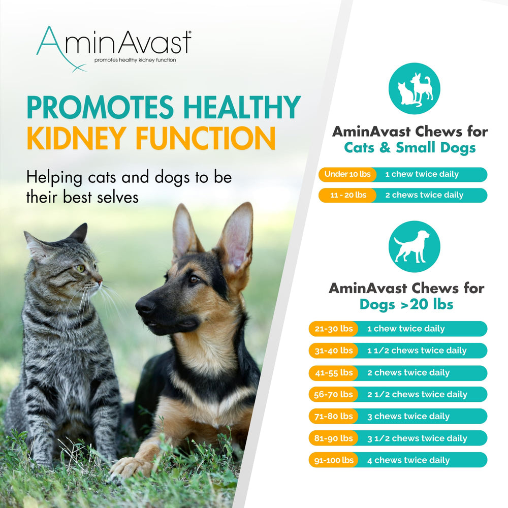 AminAvast bottle with measuring cap enables accurate daily dosing.
