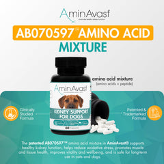 AminAvast capsules mixed into dog food for simple daily use