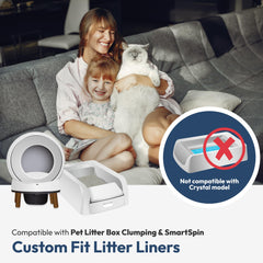 AMOGOGOPET heavy-duty bags prevent leaks during litter changes.