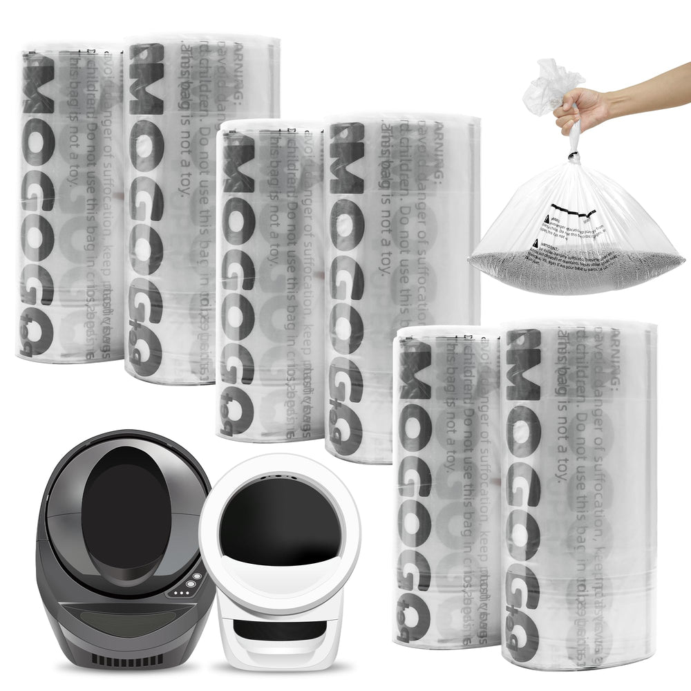 AMOGOGOPET waste bags compatible with Litter Robot 4/5/3 for seamless use
