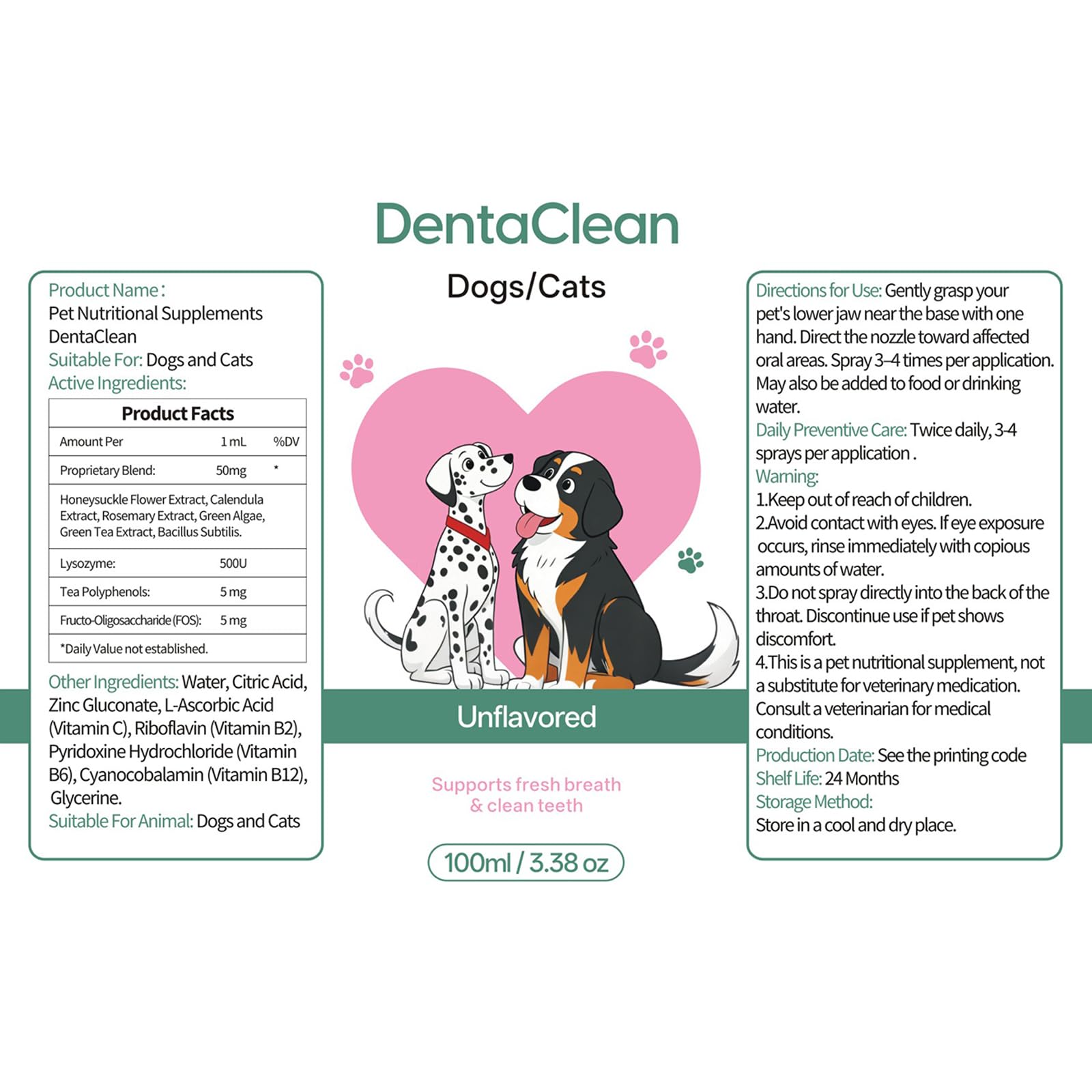 AMOQUCT Dentaclean senior-pet-use suitable for adult and older pets.