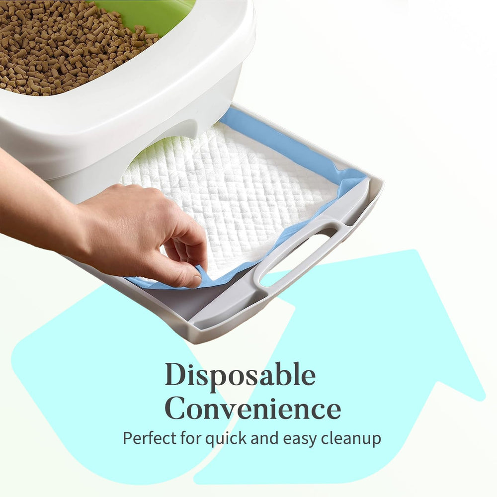 Amorstra Sealed border keeps litter trays neat and leak-free.