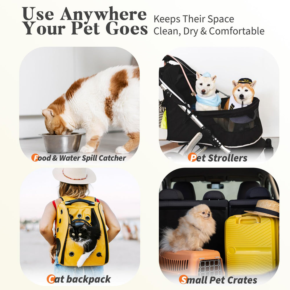 Amorstra Versatile use at home, car, or carrier for mess-free journeys.