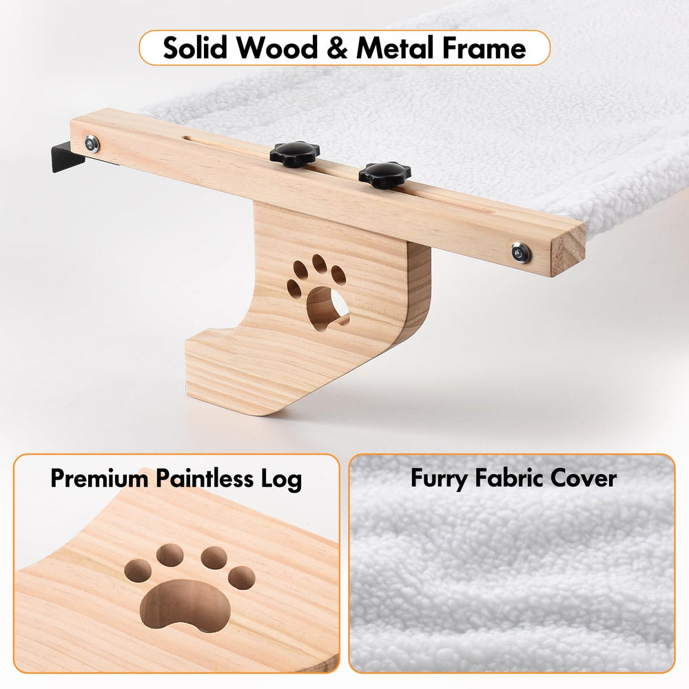 AMOSIJOY cat sill window perch wide surface designed to protect windowsill contact area