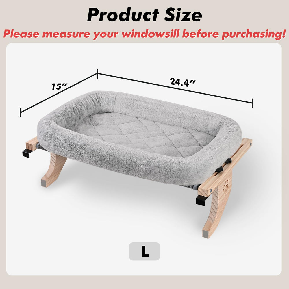 AMOSIJOY cushion bed cover is soft plush and easy to wash.