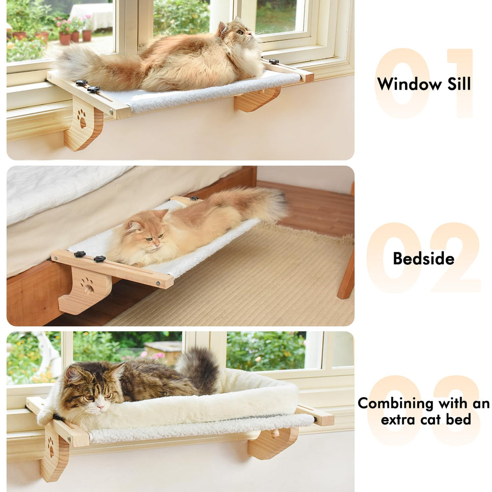 AMOSIJOY versatile placement on windowsill, bedside, drawers, or cabinets for sunny lounging