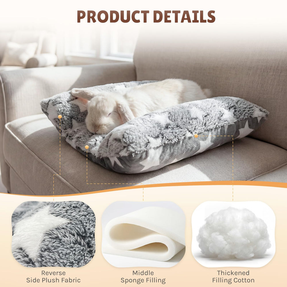 Amremsu rabbit bed detachable washable cover is easy to clean and maintain