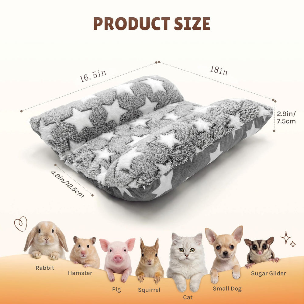 Amremsu rabbit bed with cotton padding offers cushioned support for joints