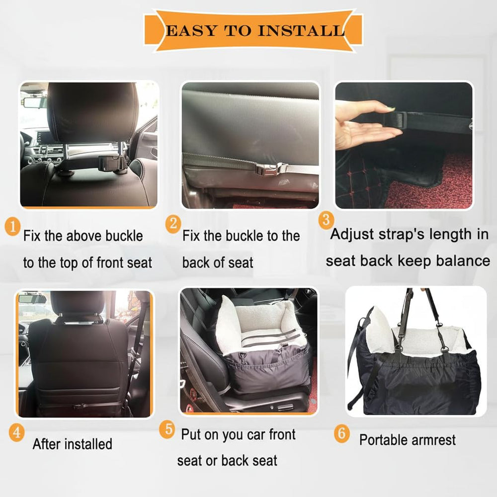 Amremsu car seat double-sided cushion for year-round comfort