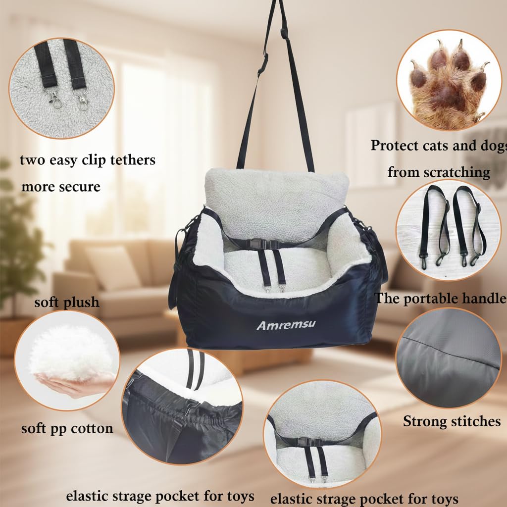 Amremsu car seat portable handle for easy carrying between trips