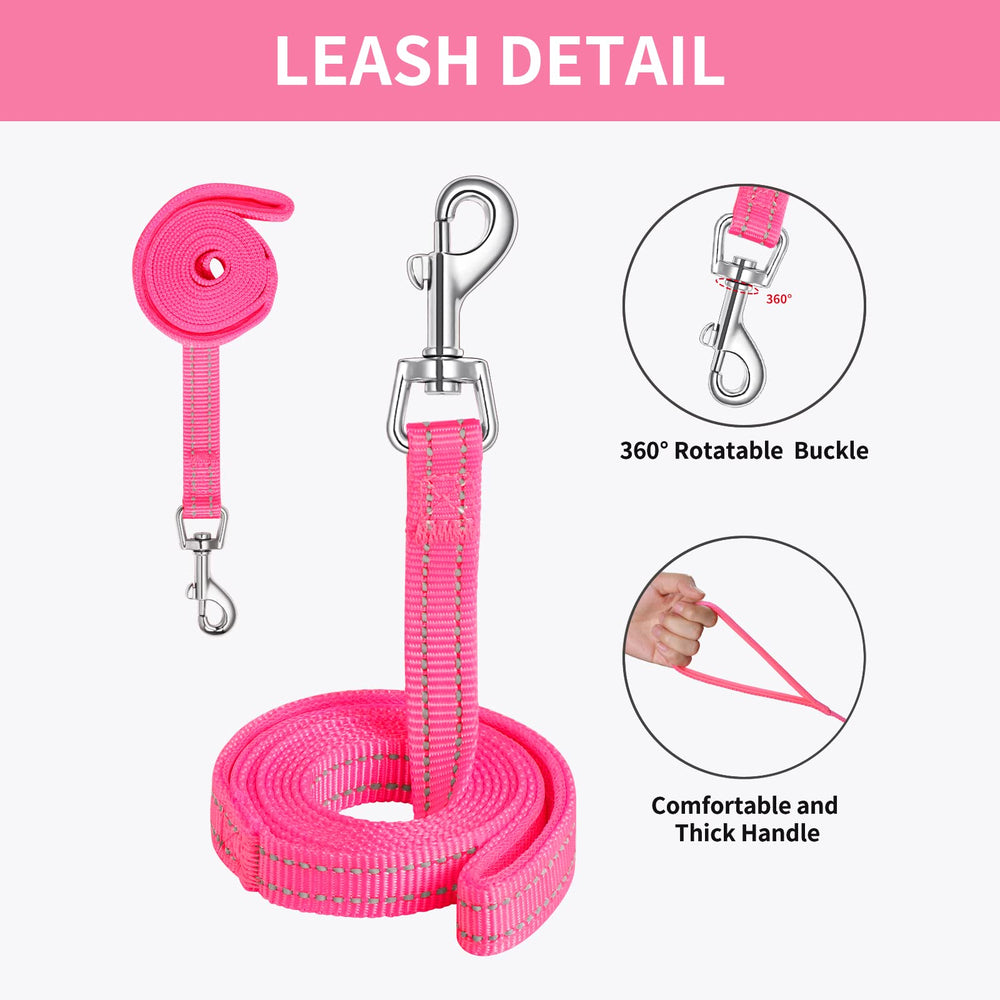 AMTOR harness and leash set shows padded cotton hand grip for comfortable handling