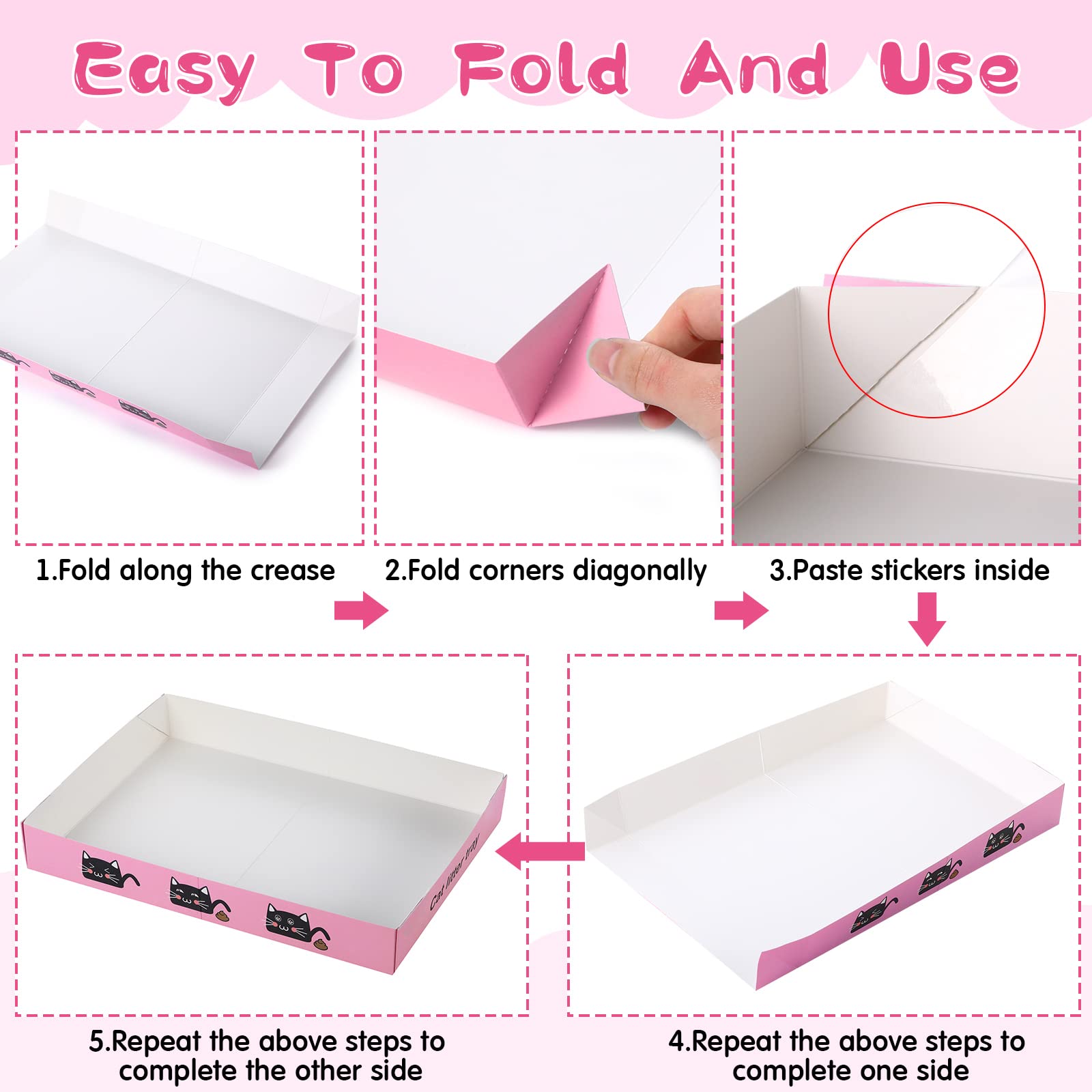 Amyhill compact 13.8x10x2in disposable tray suitable for indoor spaces