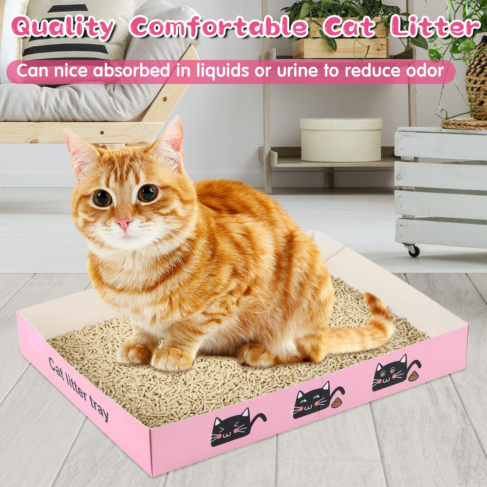 Amyhill waterproof coated paper litter box close up showing moisture control